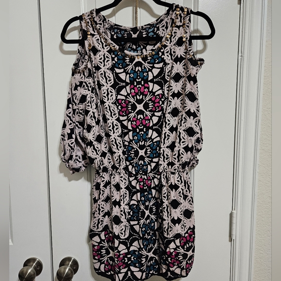 Angie boho tunic or dress L EUC - Picture 1 of 13